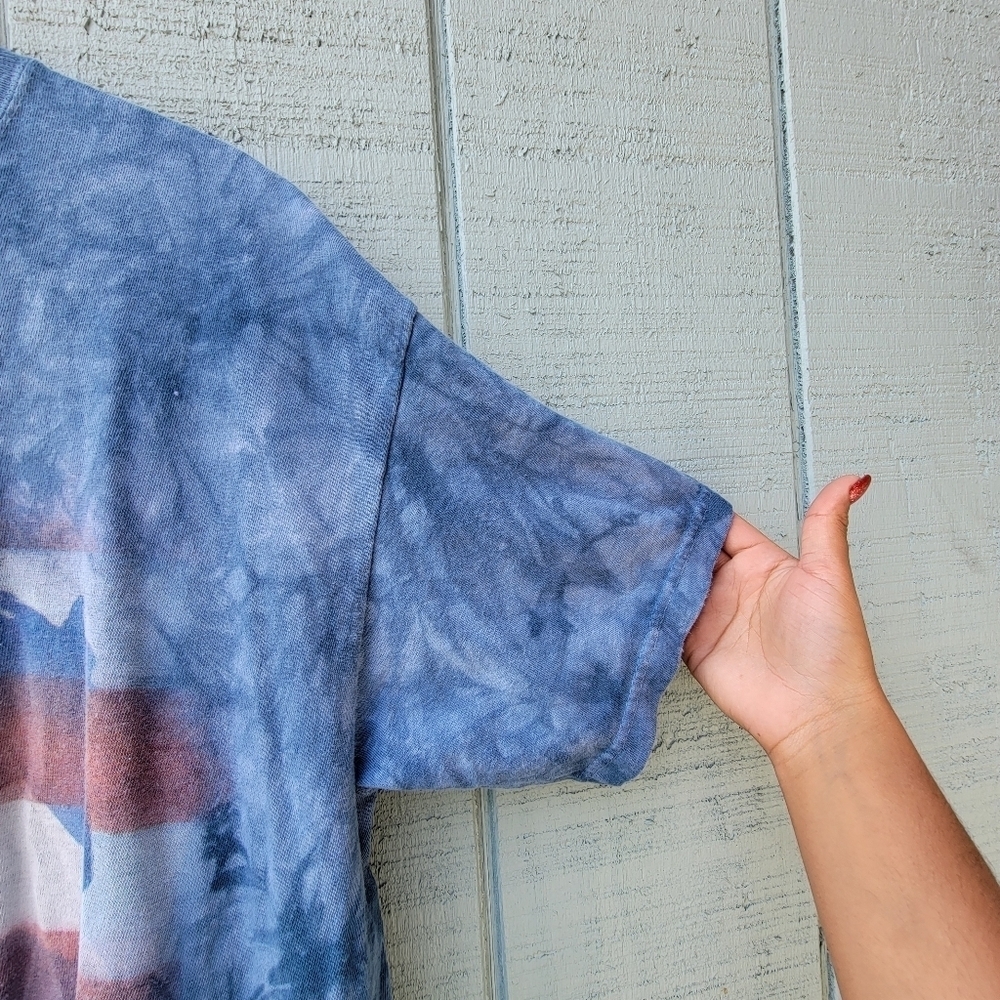 RARE The Mountain American Flag Eagle Horse Equestrian Graphic Art Shirt size XL - Picture 3 of 8